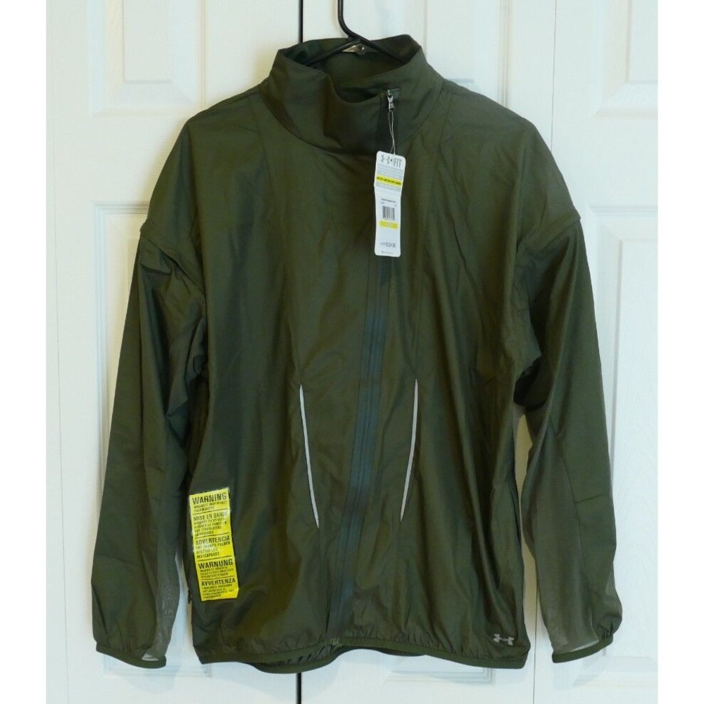 Under Armour‎ UA Stunner Running Jacket Green Women's Medium 1250005-304 NEW